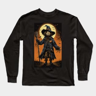 Trick or Treat Scarecrow Kid Long Sleeve T-Shirt